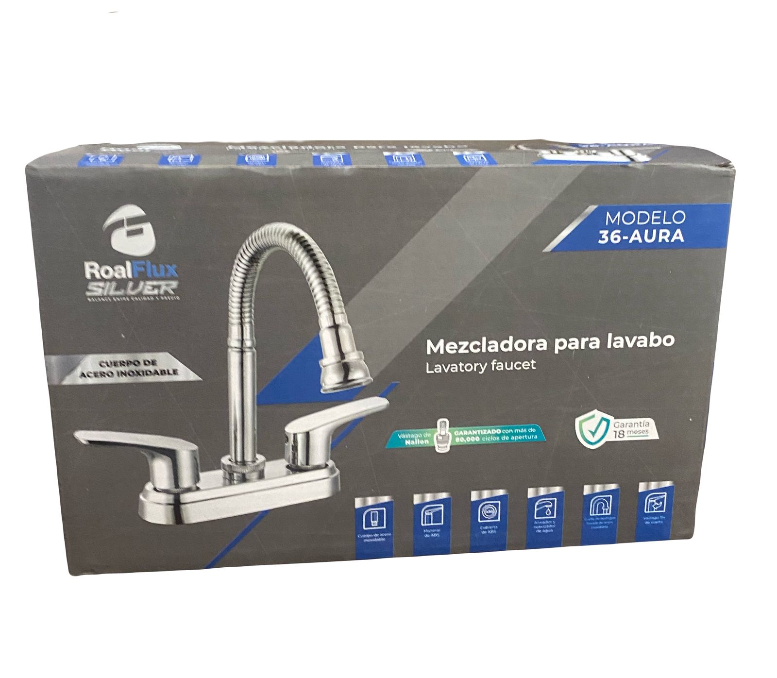 Mezcladora Para Lavabo Aura
